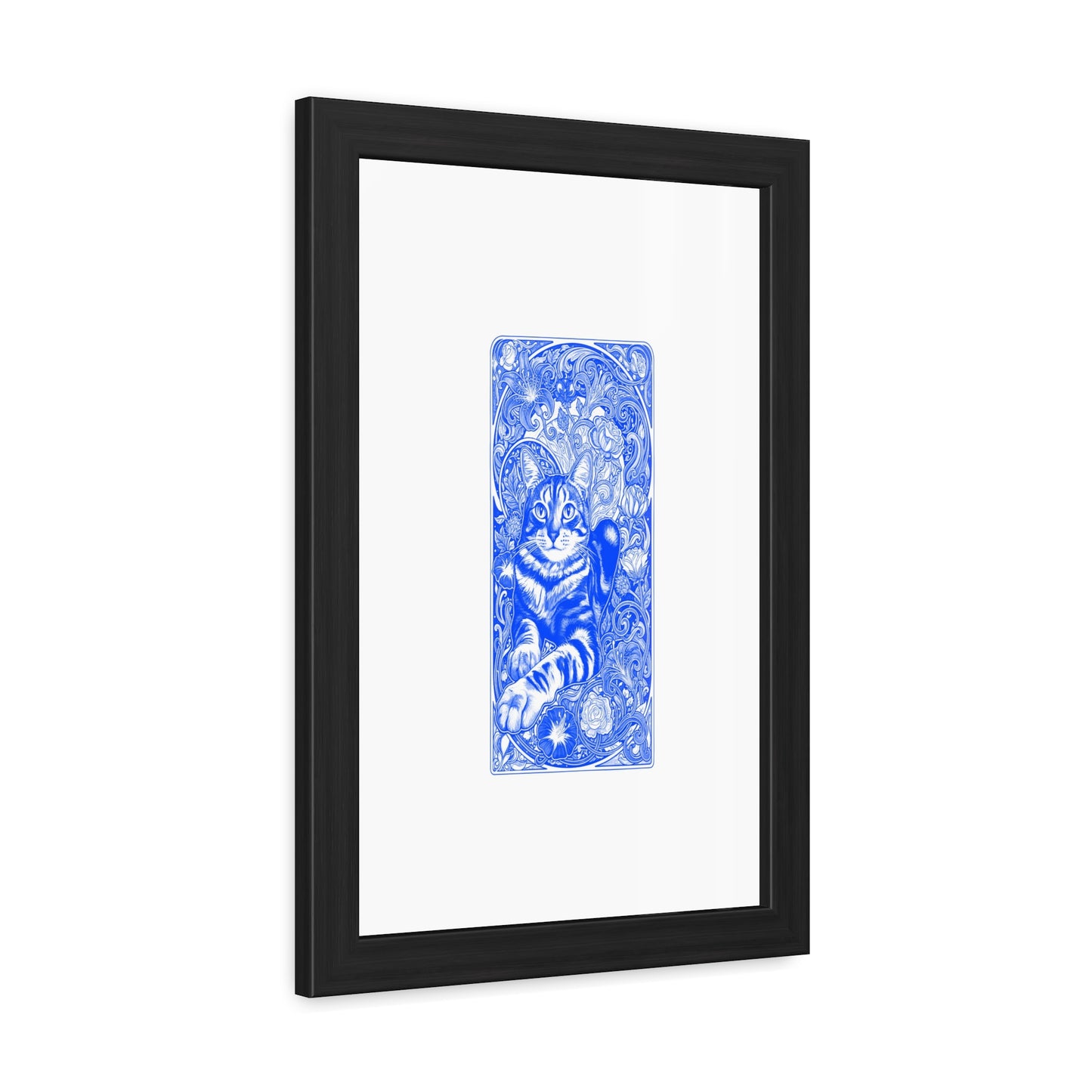 Art Nouveaux Cat Framed Posters