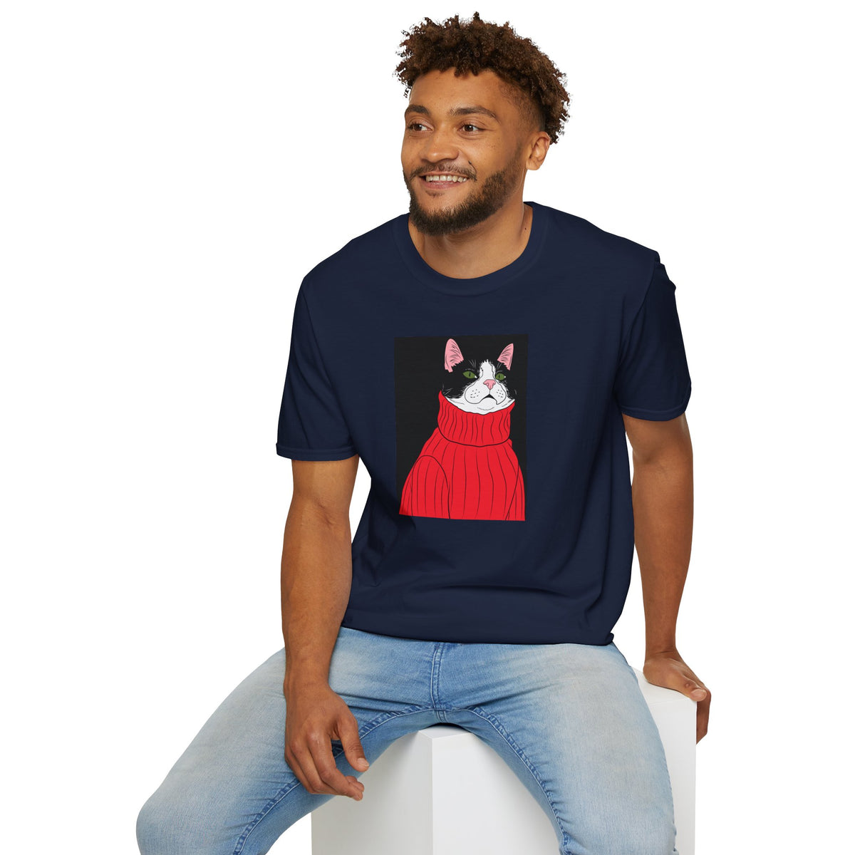 Lazy Cat Unisex Softstyle T-Shirt