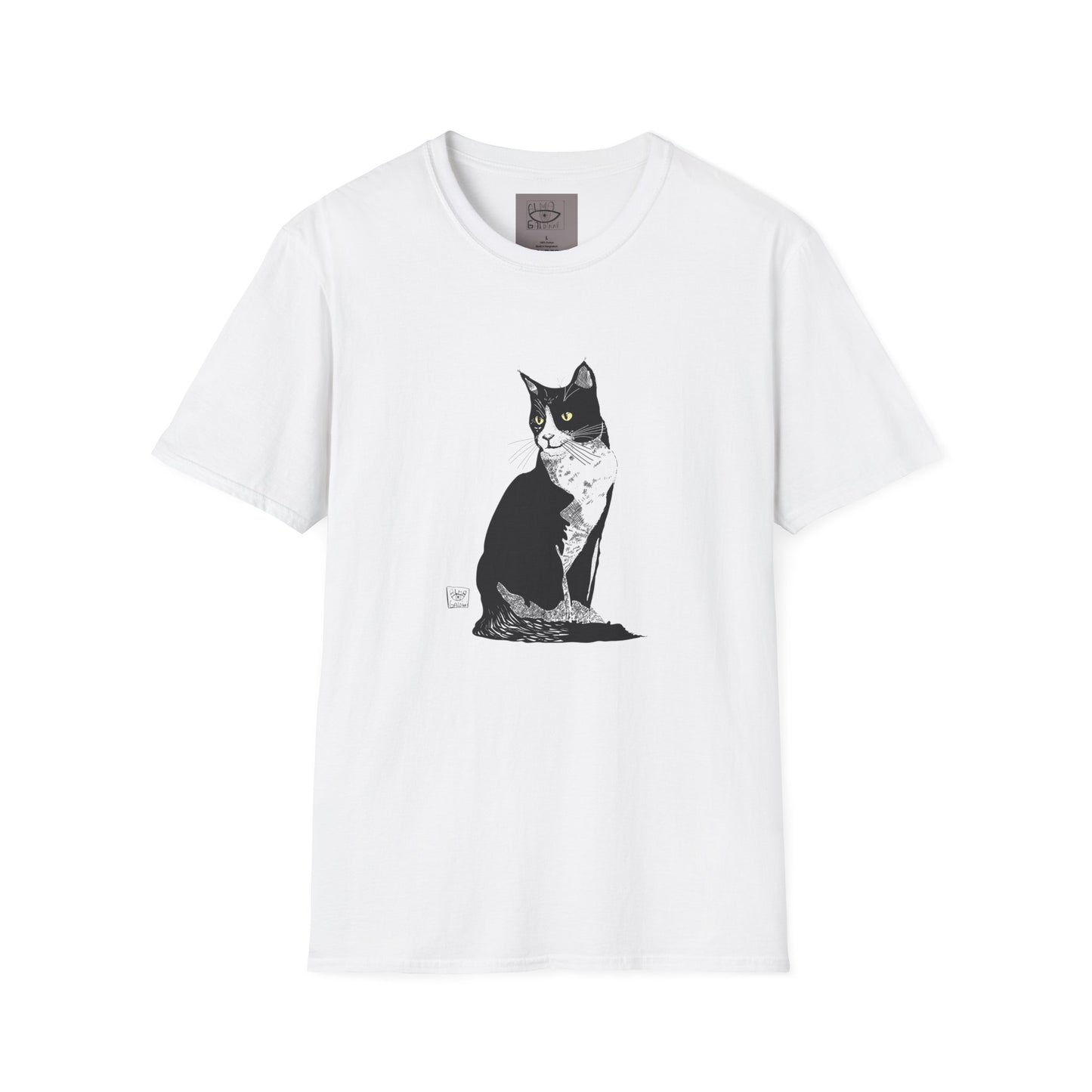 Sexy Black Cat Unisex Softstyle T-Shirt