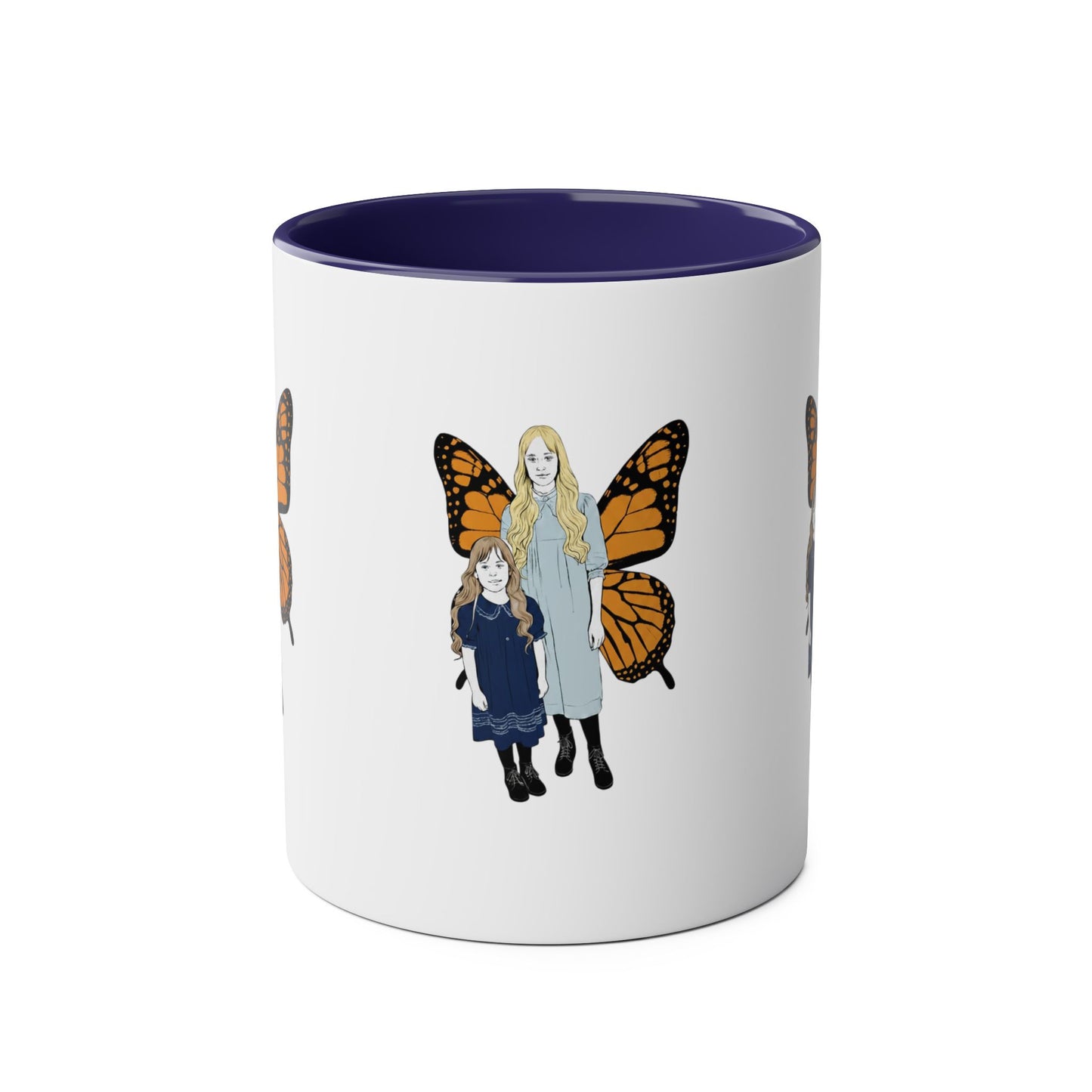 Edwardians children Two-Tone Coffee Mugs, 11oz