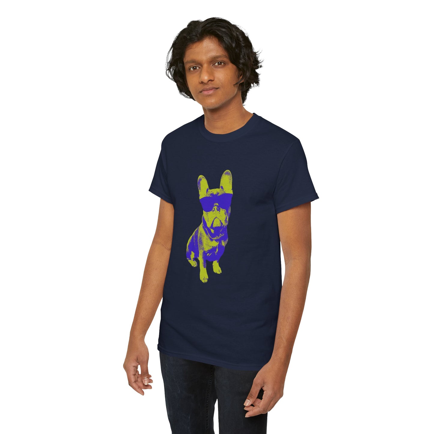 French Buldog Unisex Heavy Cotton Tee