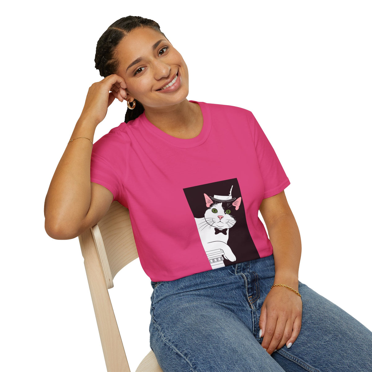 Mister Cat Unisex Softstyle T-Shirt