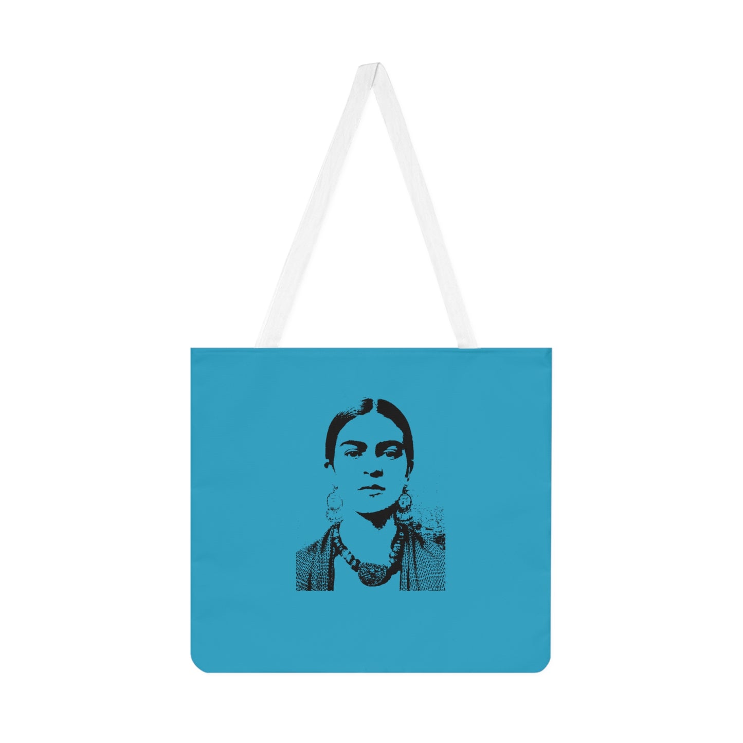 Frida Kahlo Shoulder Tote Bag - Unique Art Bag, Eco-Friendly Shopping Tote, Stylish Gift for Art Lovers, Daily Essentials, Bohemian Style