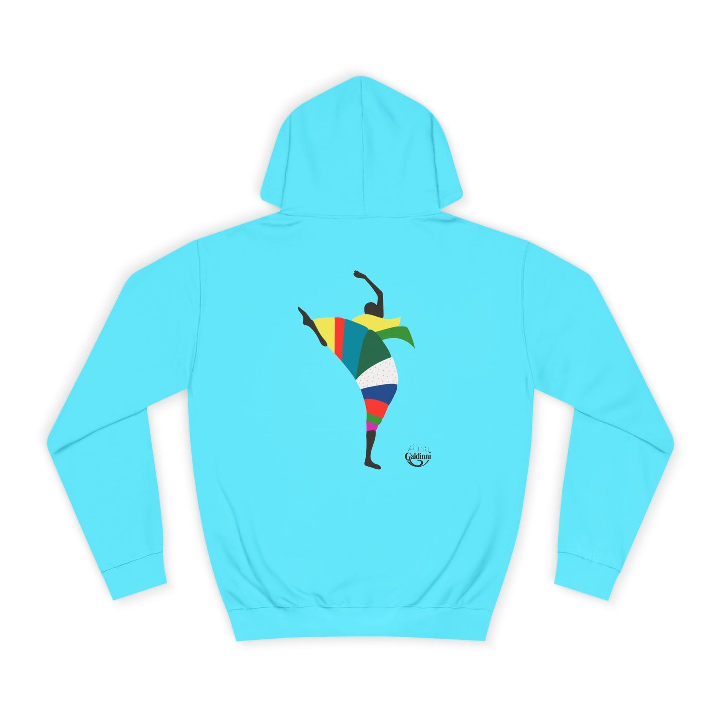 Colorful Dancer Unisex College Hoodie - Stylish Daily Wear