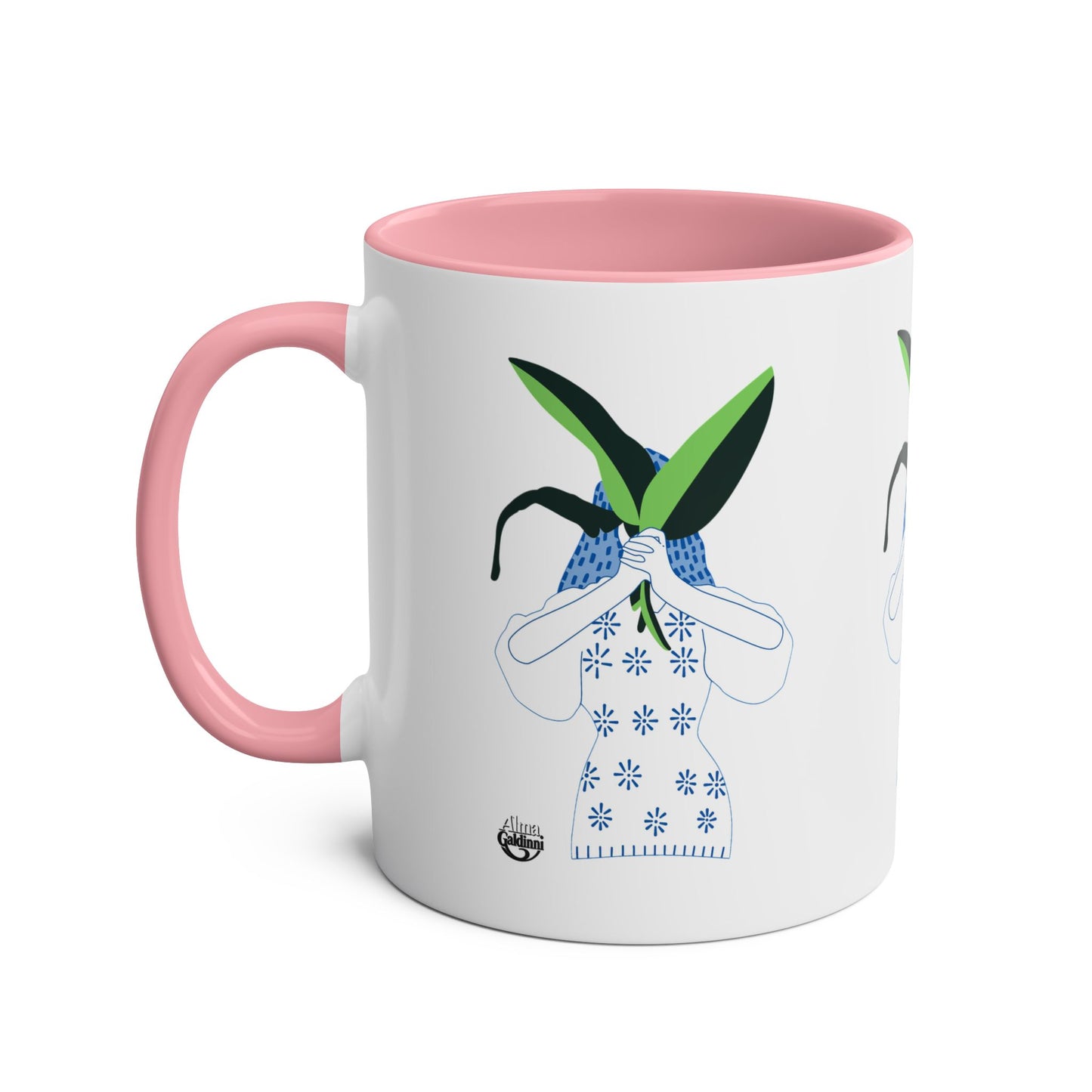 Mother Nature Two-Tone Coffee Mugs, 11oz