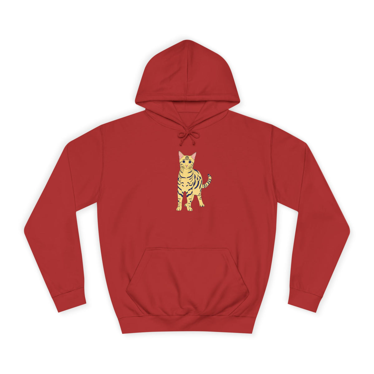 Benjamin The Cat Unisex College Hoodie