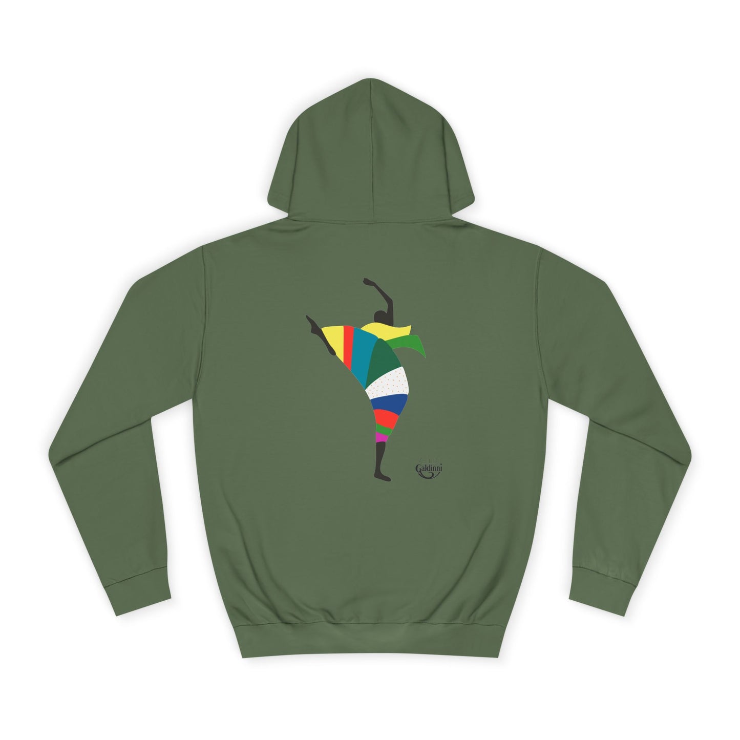 Colorful Dancer Unisex College Hoodie - Stylish Daily Wear