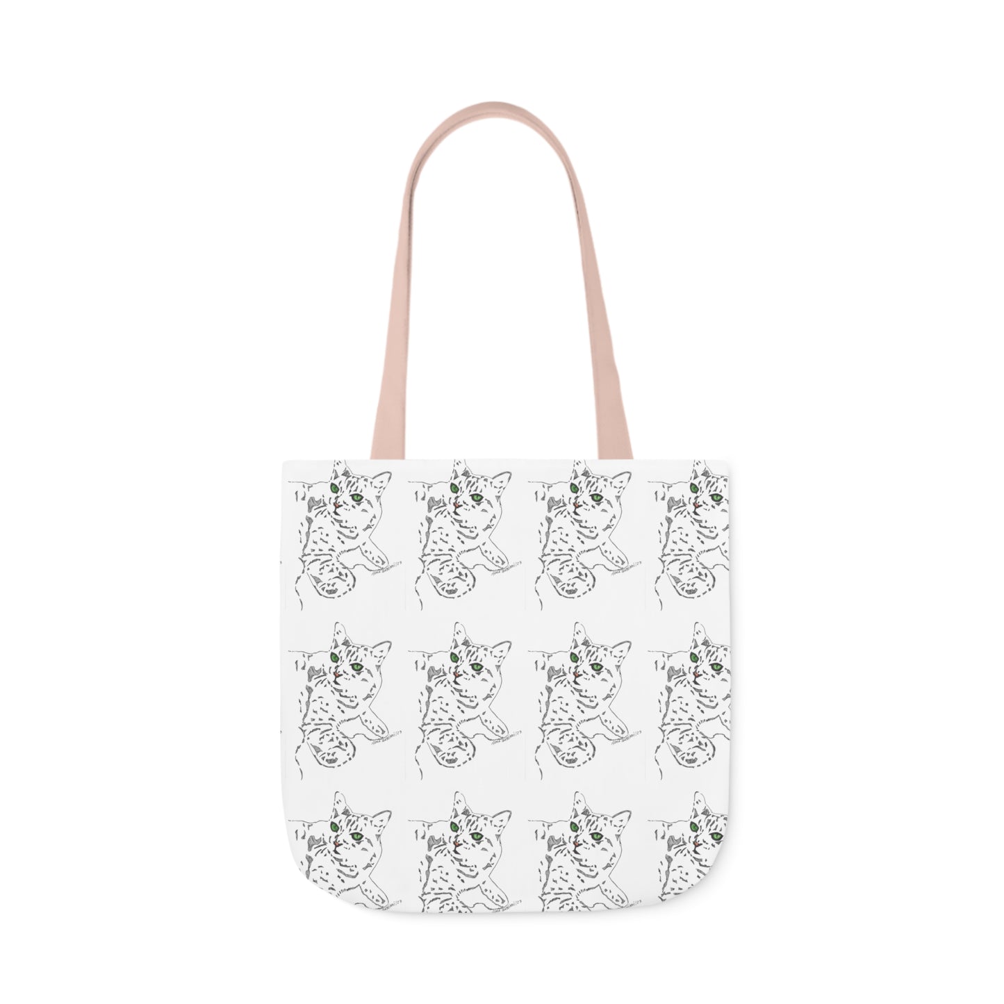 Abstract Cat tote bag