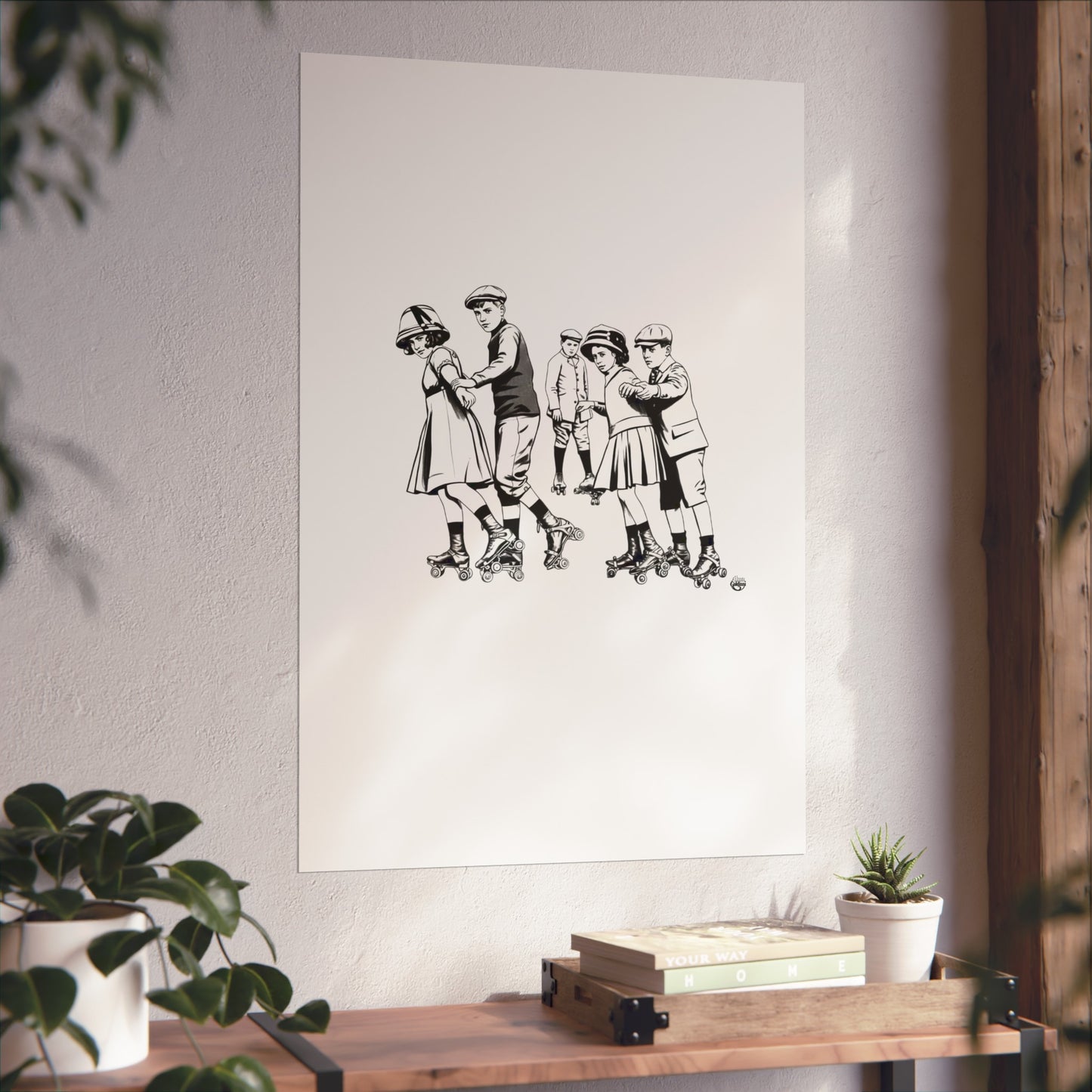 Rolling on the street Fine Art Posters