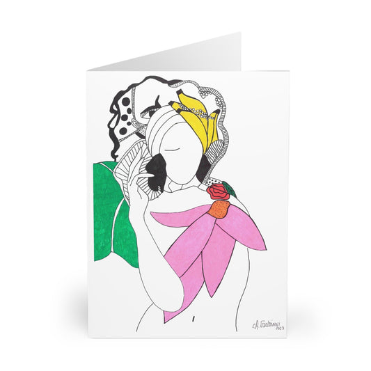 Tropicalia brasilian Greeting Cards (5 Pack)
