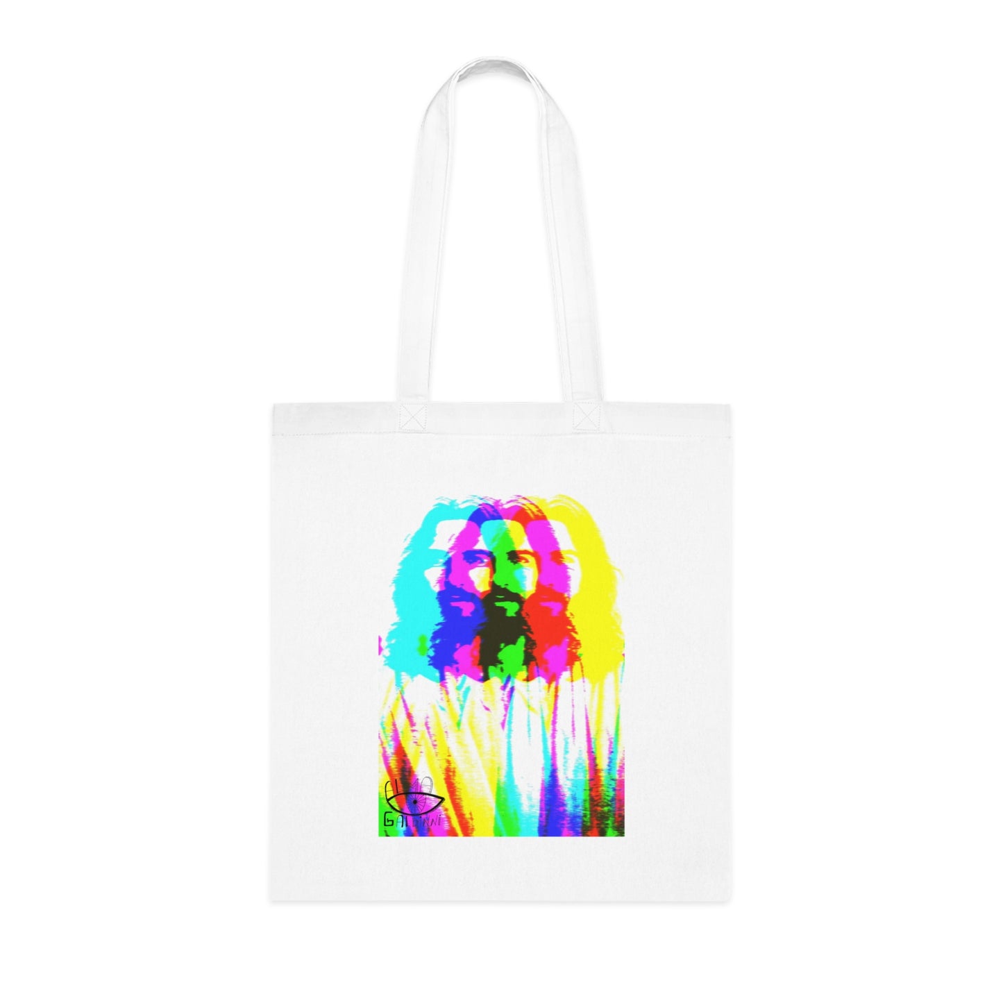 Neon Jesus Cotton Tote