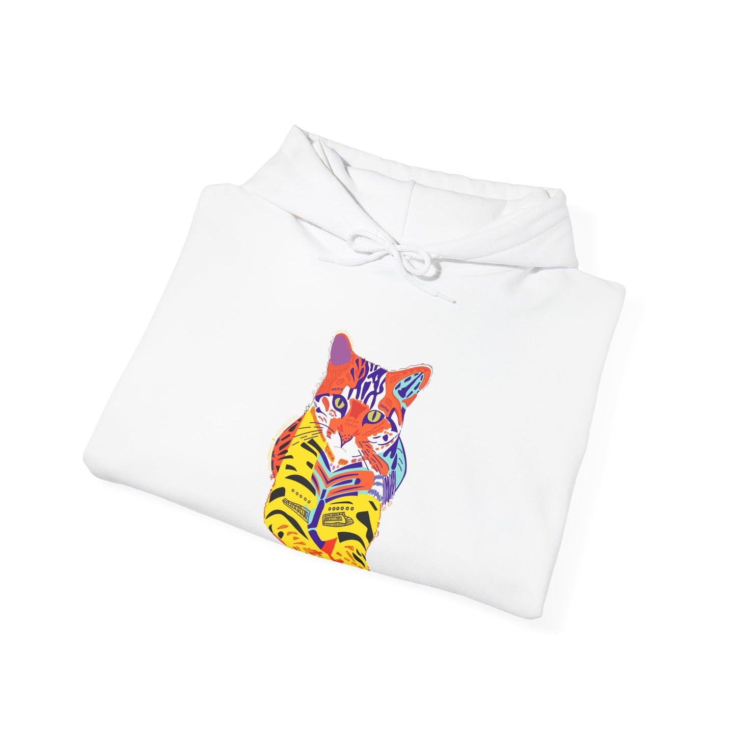Tiger Cat Unisex Heavy Blend™ Hooded Sweatshirt