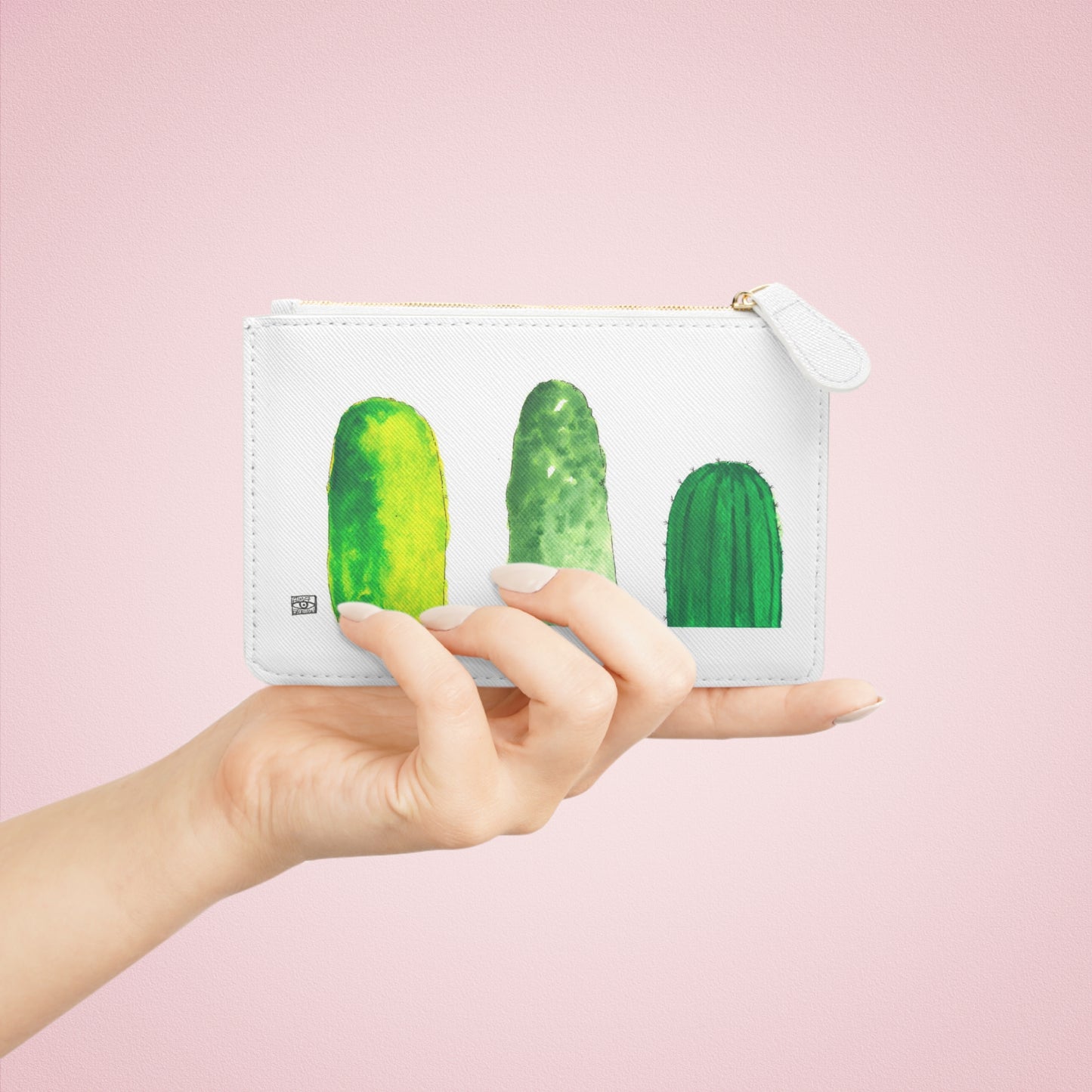 Beatrice Cactus Mini Clutch Bag