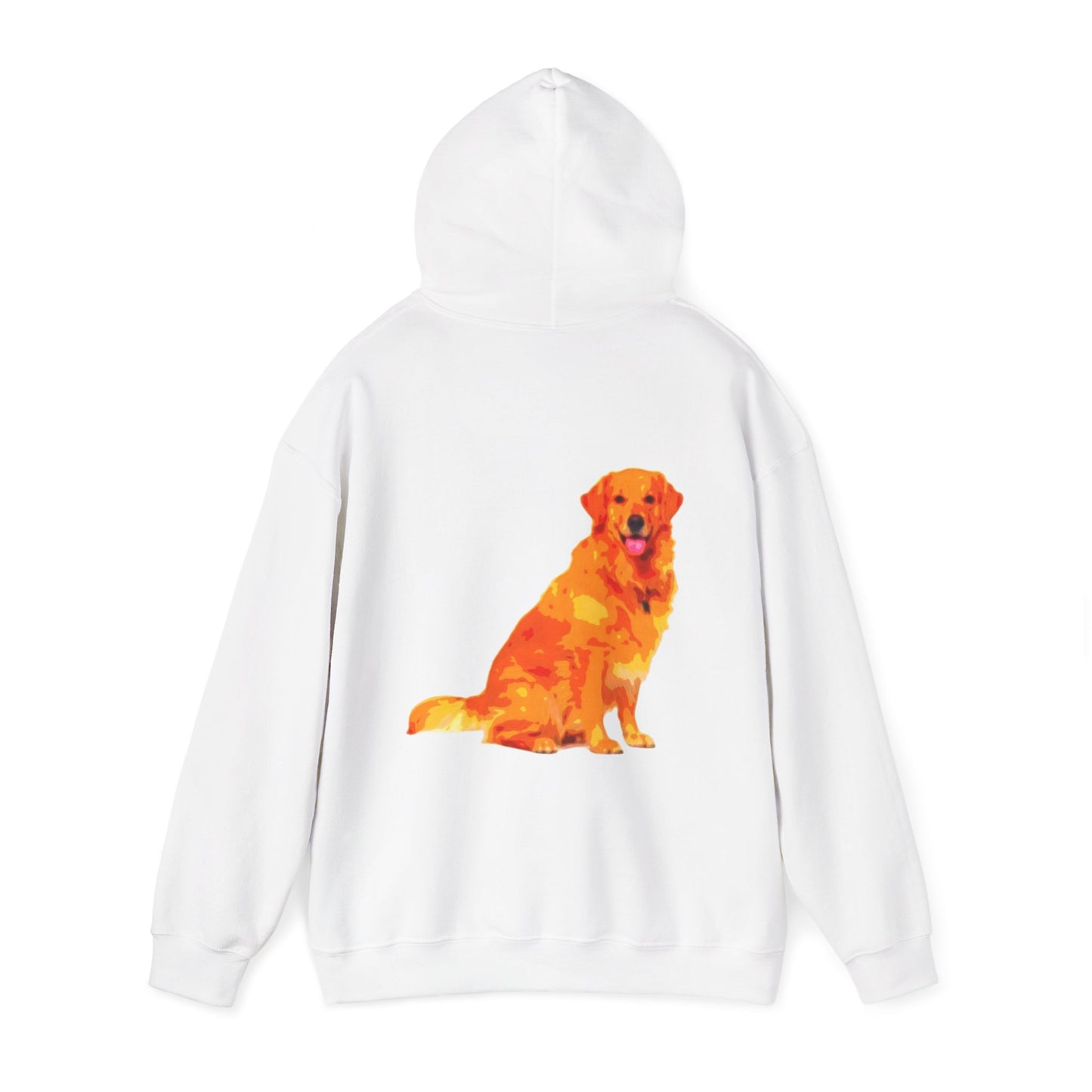 Vibrant Golden Retriever Hoodie, Pet Lover Gift, Cozy Sweatshirt, Animal Art Apparel, Dog Mom Outfit, Christmas Wear, Cute Canine Fashion
