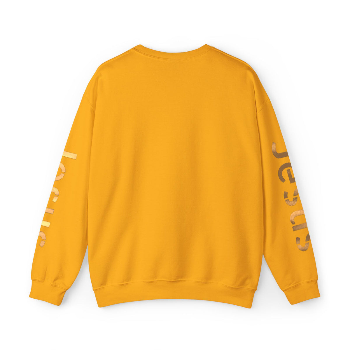Jesus Gold Script Crewneck Sweatshirt