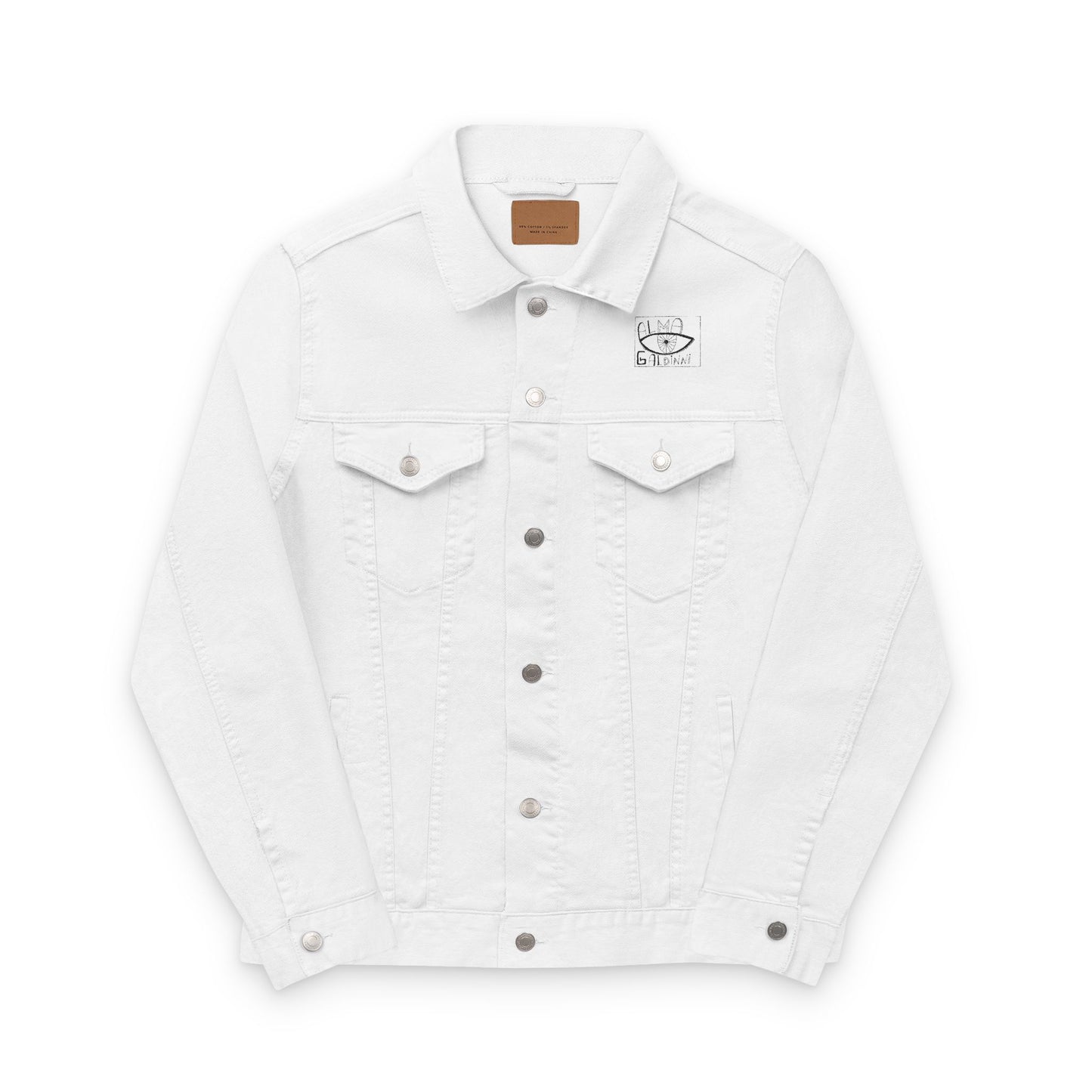 Frida Kahlo Unisex Embroidered Denim Jacket, Trendy Casual Wear, Gift Idea for Fashion Lovers, Customizable Outerwear, Perfect for Everyday Wear