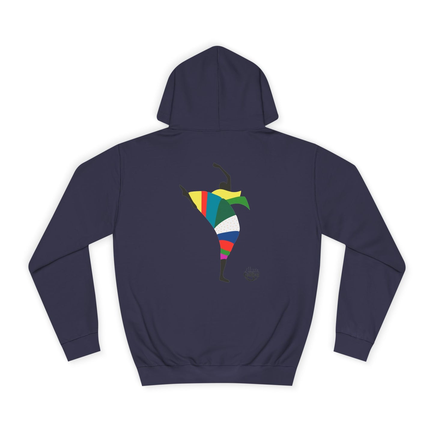 Colorful Dancer Unisex College Hoodie - Stylish Daily Wear