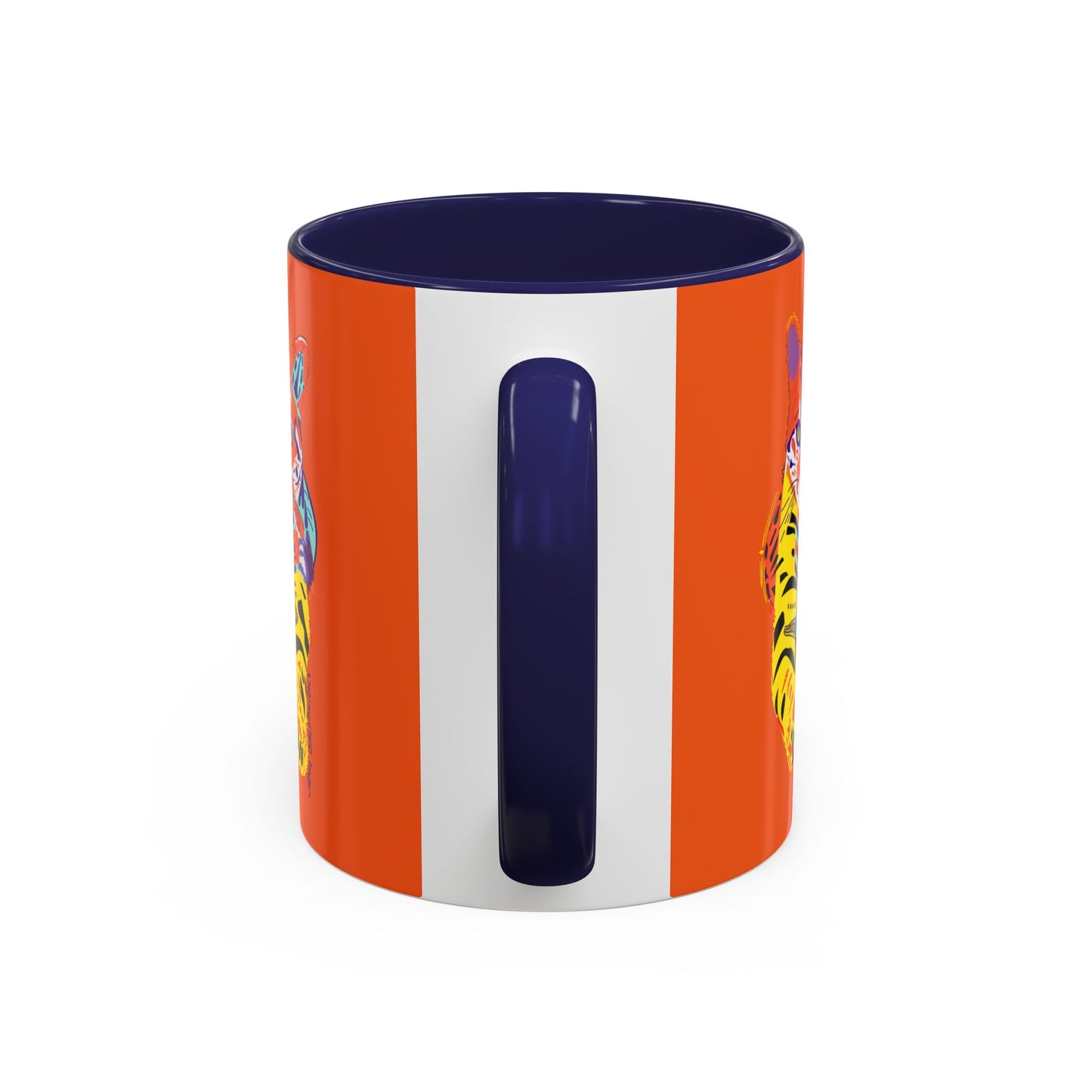 Mug - Tiger Design Accent Coffee Mug (11, 15oz)