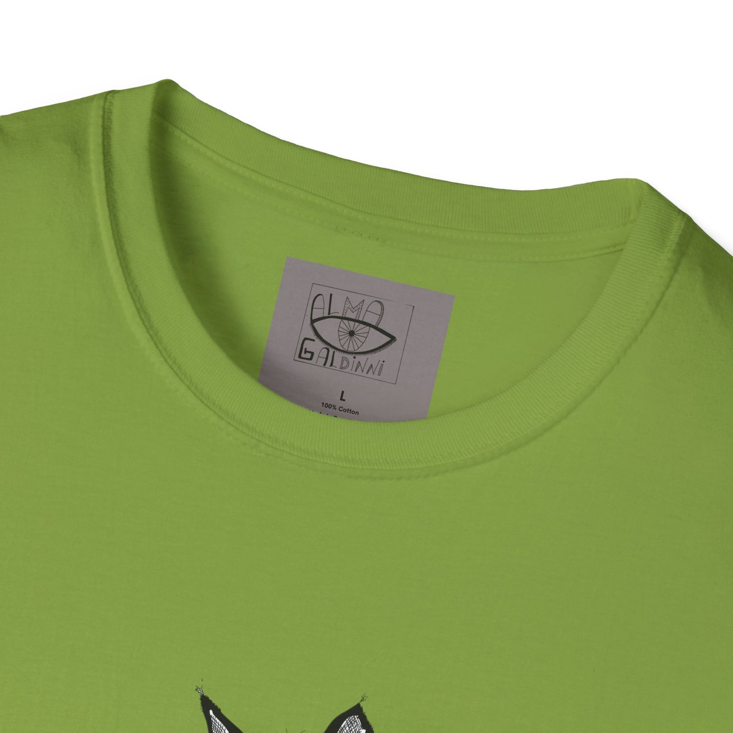 Sexy Black Cat Unisex Softstyle T-Shirt