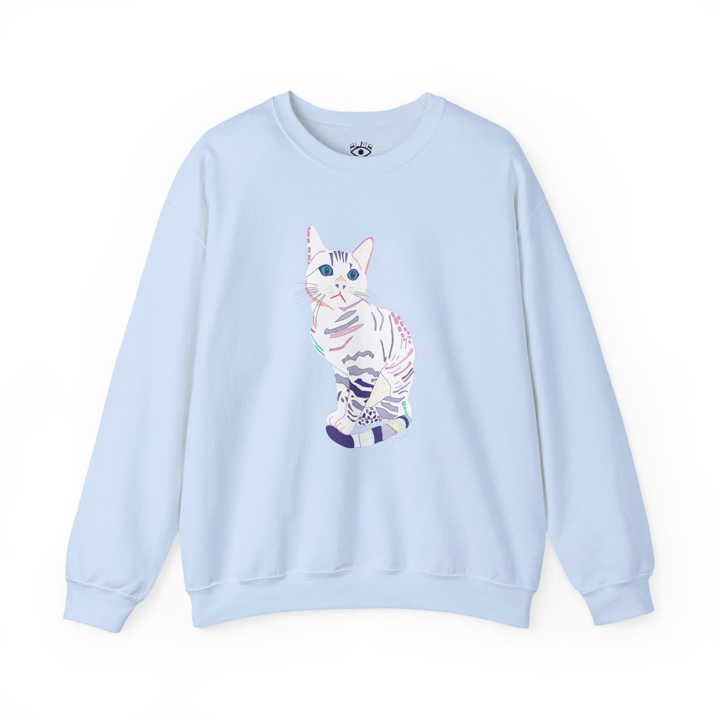 White Cat Unisex Heavy Blend™ Crewneck Sweatshirt