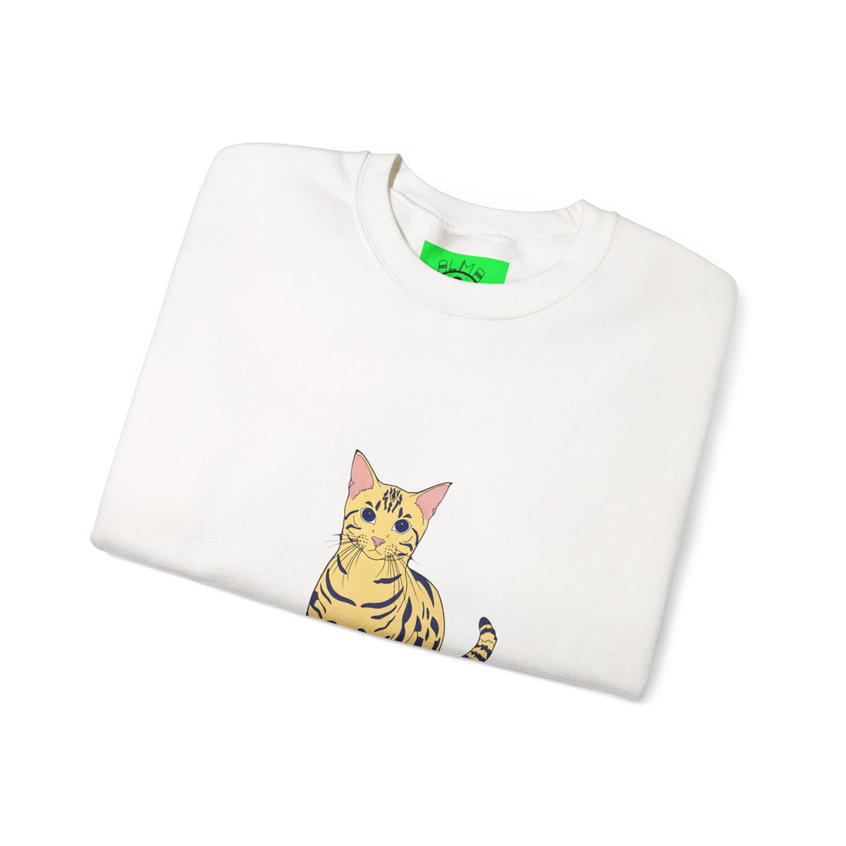 Bengal Cat cartoon Unisex Heavy Blend™ Crewneck Sweatshirt