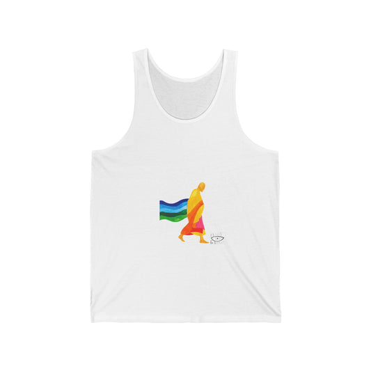 Zen Rainbow Unisex Jersey Tank