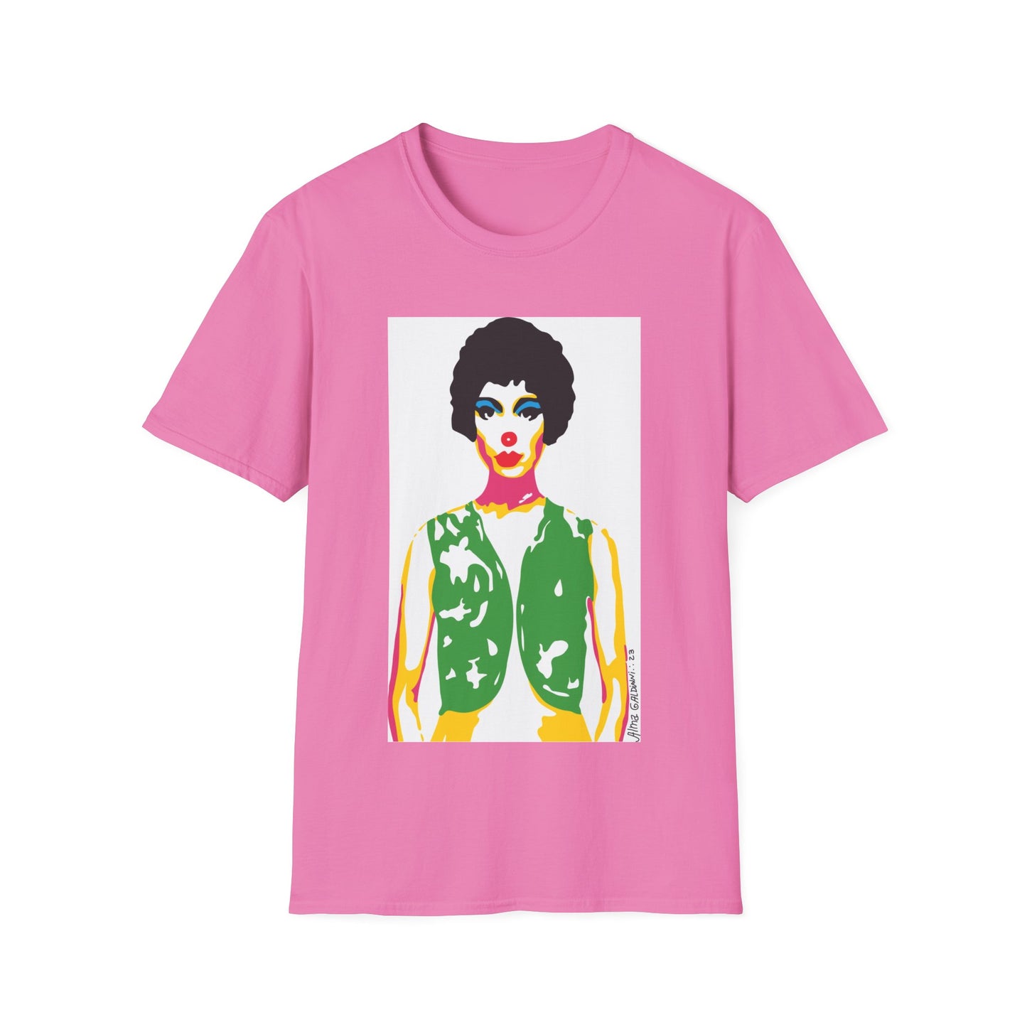 Pop Art Femme Portrait T-Shirt