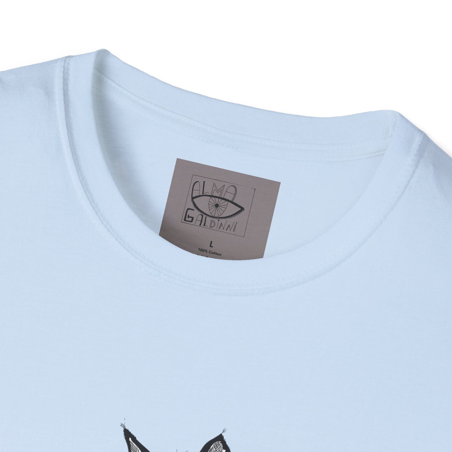 Sexy Black Cat Unisex Softstyle T-Shirt