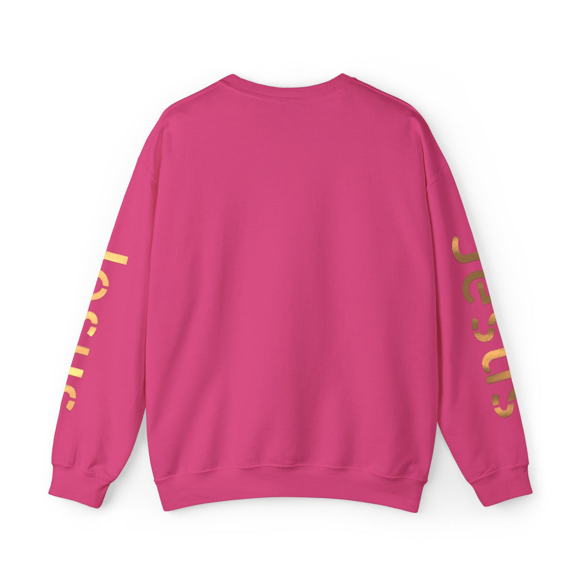 Jesus Gold Script Crewneck Sweatshirt