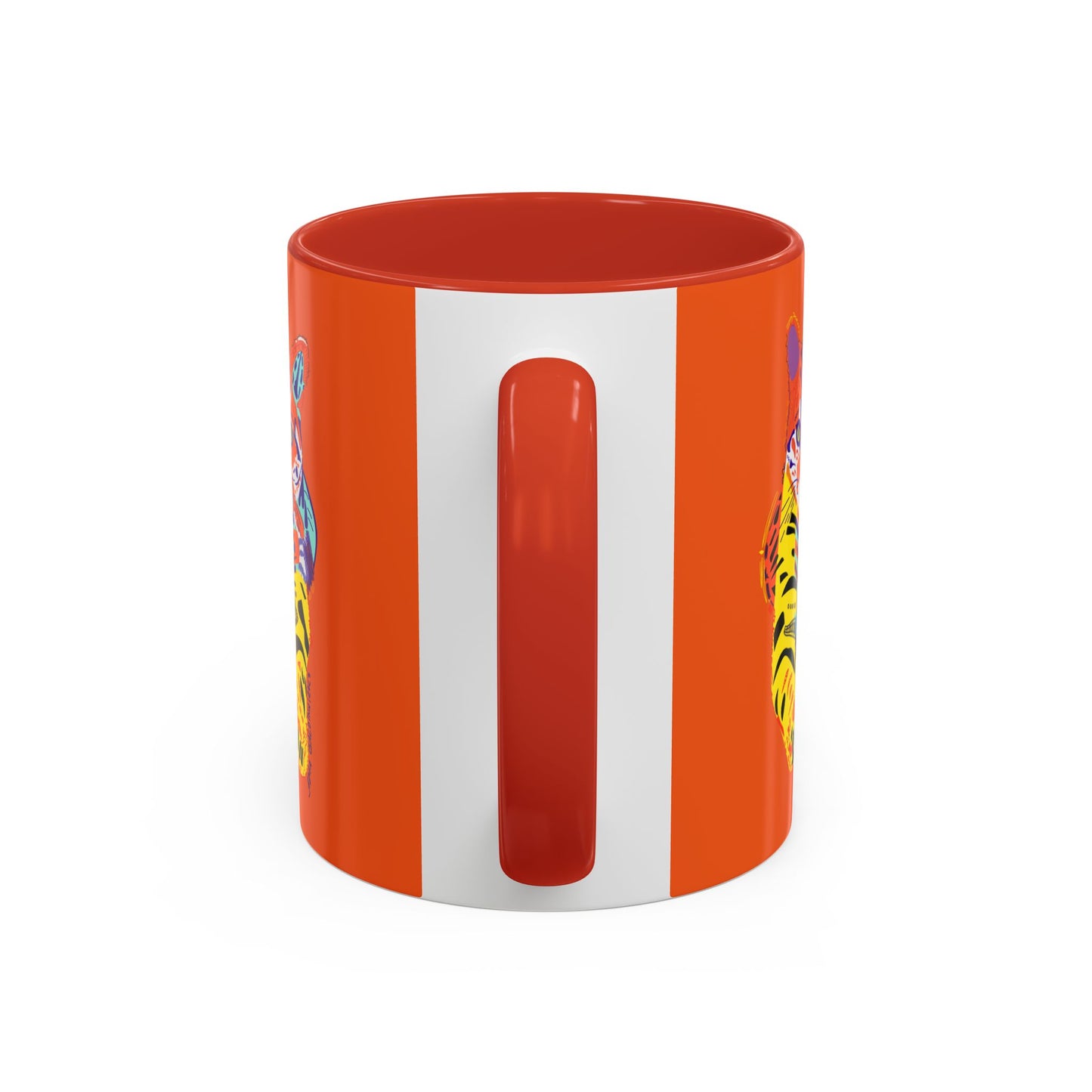 Mug - Tiger Design Accent Coffee Mug (11, 15oz)