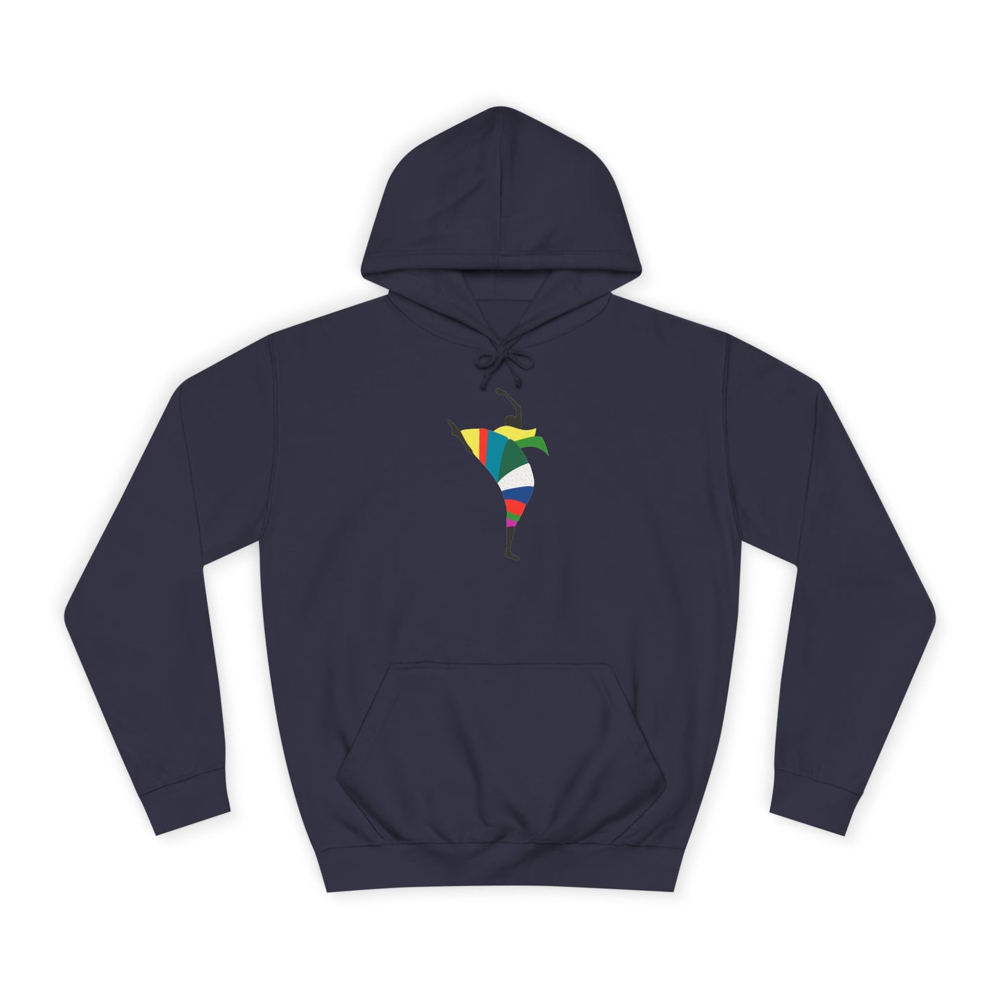 Colorful Dancer Unisex College Hoodie - Stylish Daily Wear
