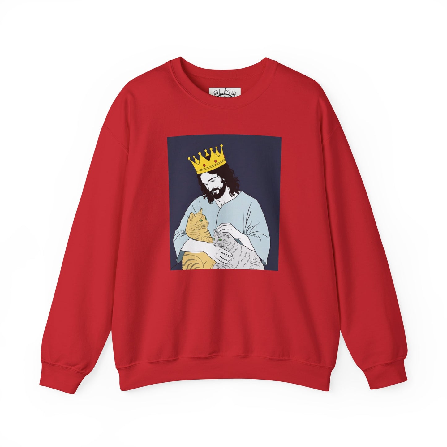 Jeus and cat Unisex Heavy Blend™ Crewneck Sweatshirt