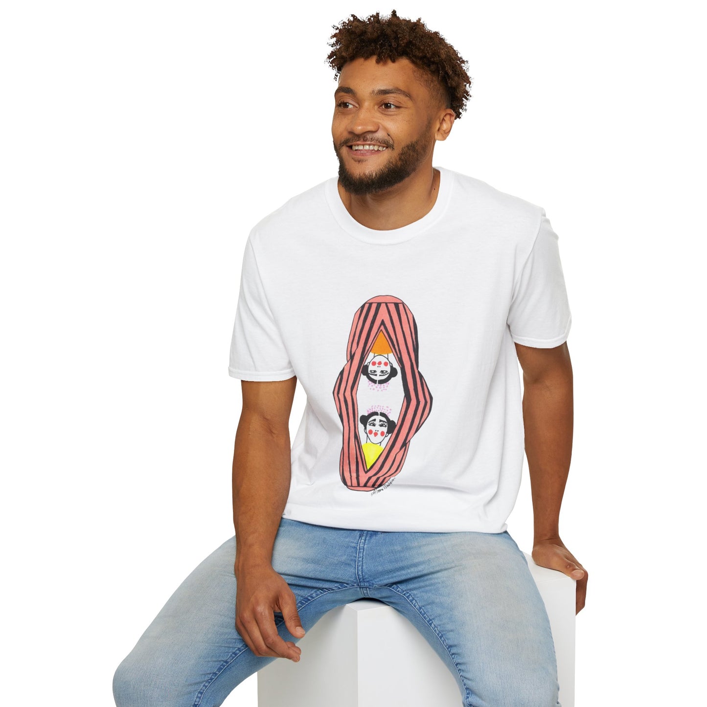 Frida Kahlo Khalo  Graphic Unisex Softstyle T-Shirt