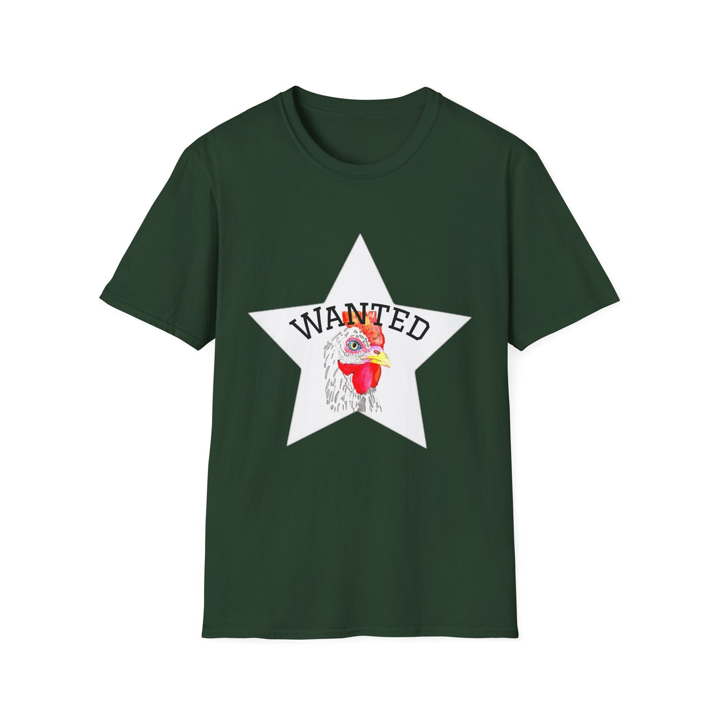 Wanted Heart T-Shirt | Unisex Softstyle Tee for Animal Lovers, Unique Gift, Casual Wear, Valentine's Day, Birthday, Fun Graphics
