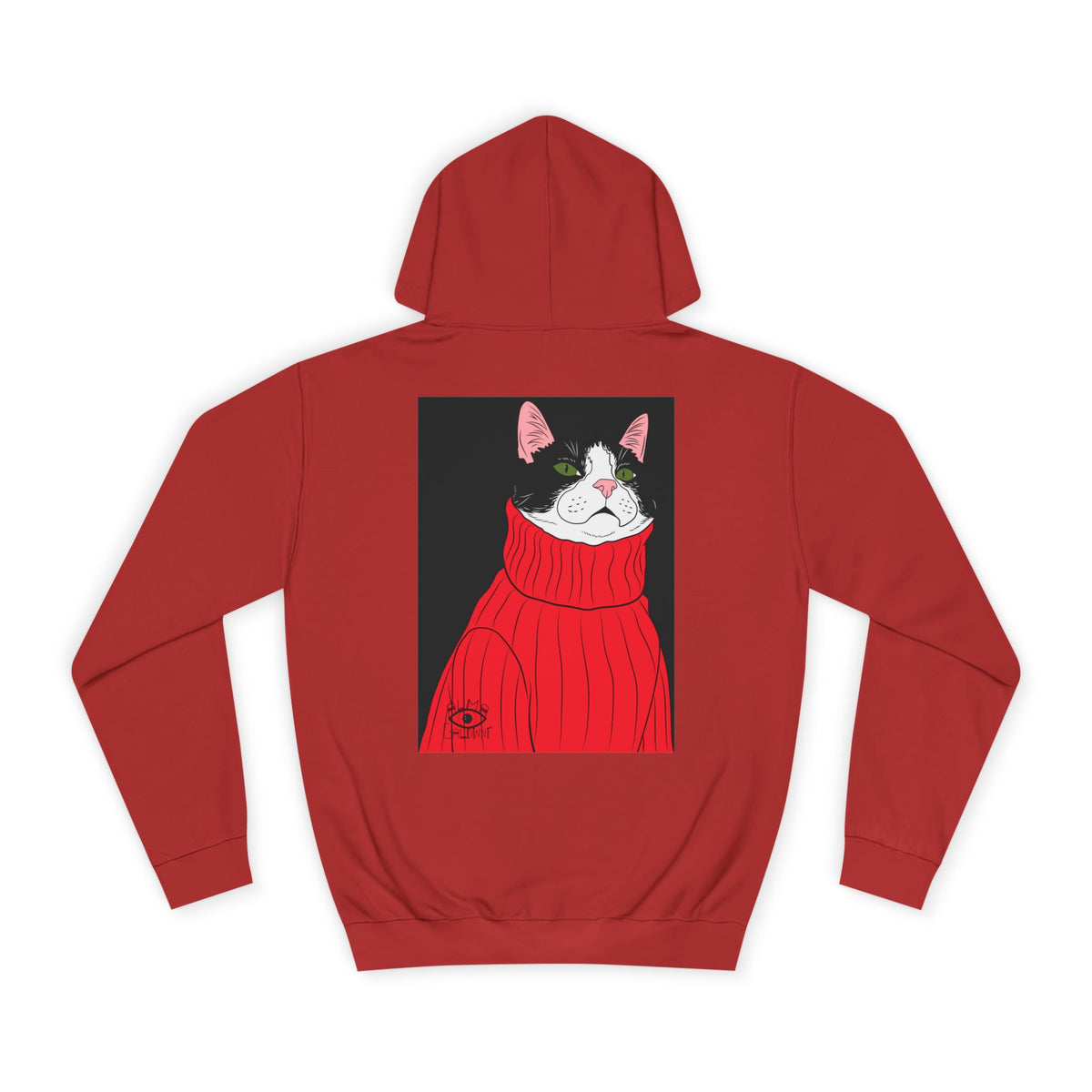 Lazy cat Unisex College Hoodie