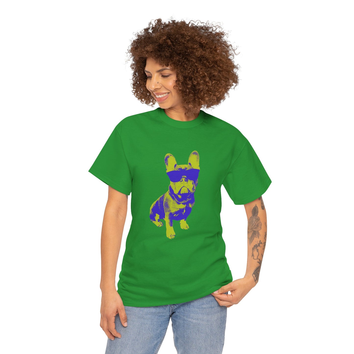 French Buldog Unisex Heavy Cotton Tee