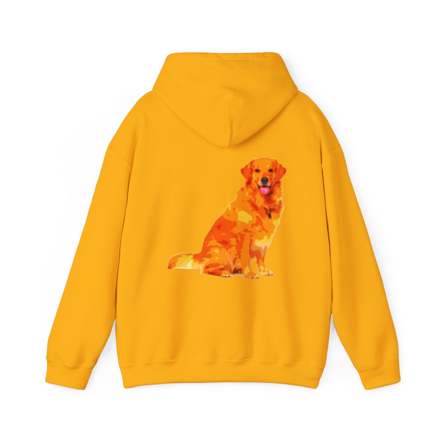 Vibrant Golden Retriever Hoodie, Pet Lover Gift, Cozy Sweatshirt, Animal Art Apparel, Dog Mom Outfit, Christmas Wear, Cute Canine Fashion