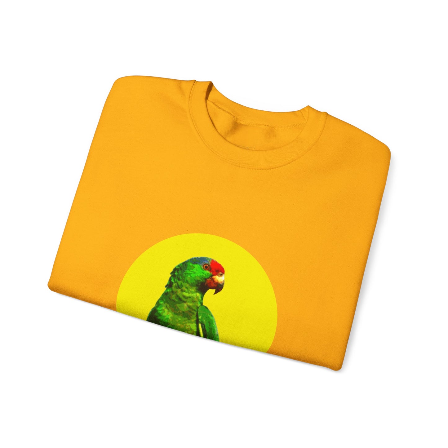 Vibrant Parrot Sweatshirt, Colorful Bird Apparel, Nature Lover Gift, Animal Print Crewneck, Casual Wear, Eco-Friendly Fashion