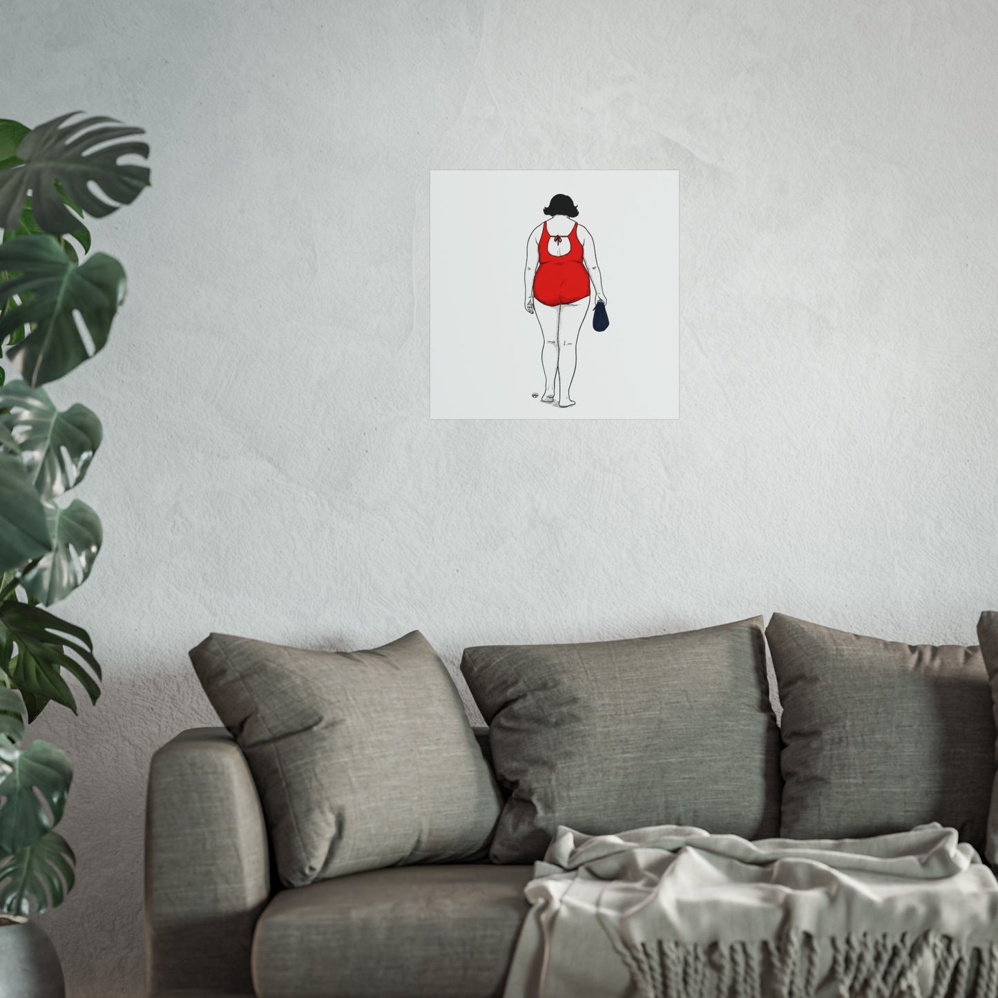 Elegant Swimmer lady Fine Art Posters
