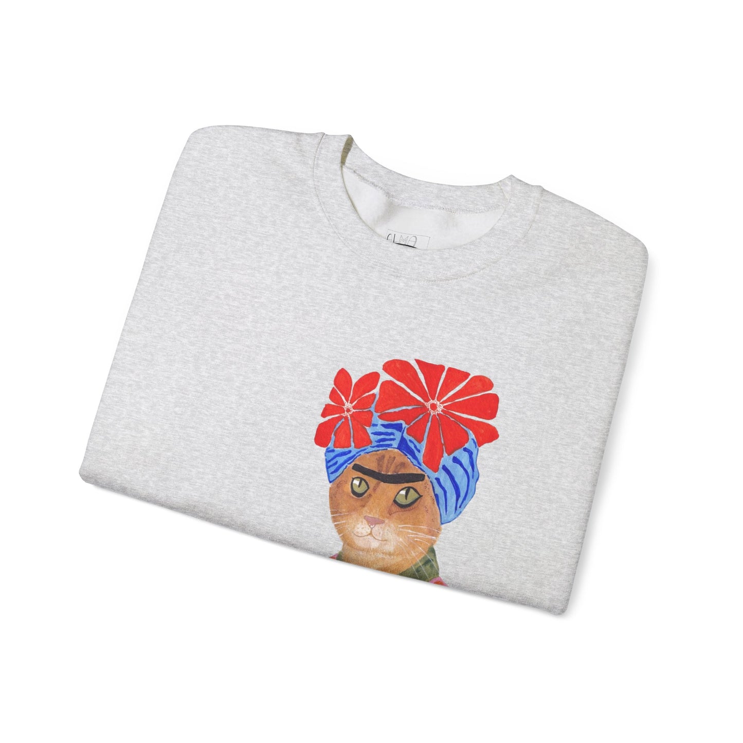 Frida Cat Unisex Heavy Blend™ Crewneck Sweatshirt