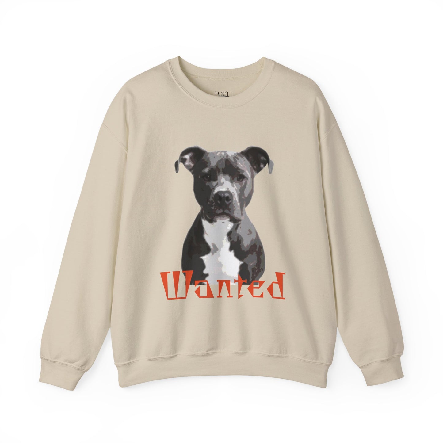 Wanted Dog Sweatshirt, Cozy Crewneck, Animal Lover Gift, Pet Enthusiast Apparel, Casual Unisex Top