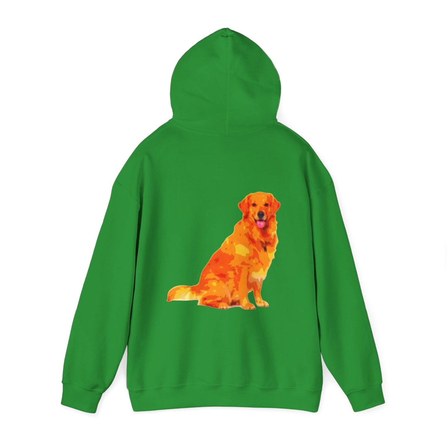 Vibrant Golden Retriever Hoodie, Pet Lover Gift, Cozy Sweatshirt, Animal Art Apparel, Dog Mom Outfit, Christmas Wear, Cute Canine Fashion