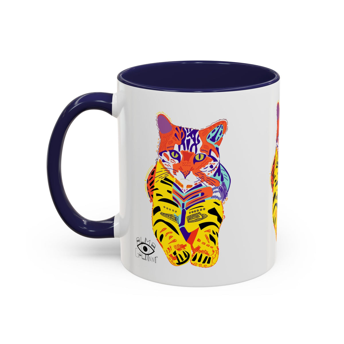 Tiger Cat Accent Coffee Mug (11, 15oz)