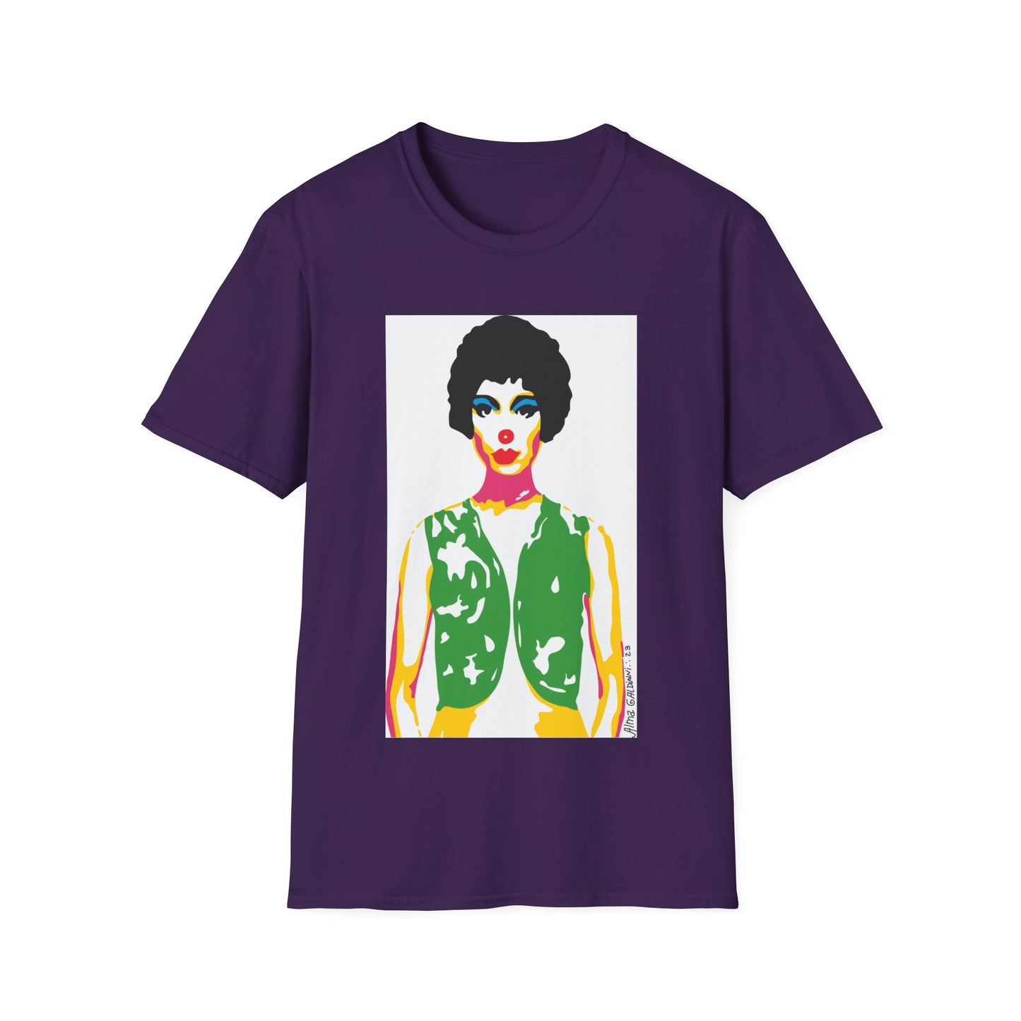 Pop Art Femme Portrait T-Shirt
