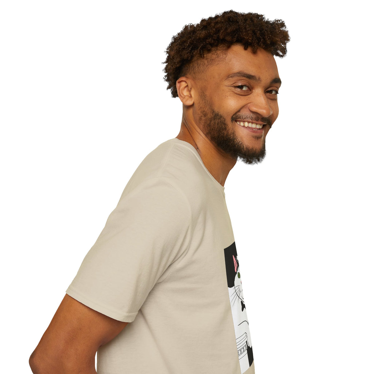 Mister Cat Unisex Softstyle T-Shirt