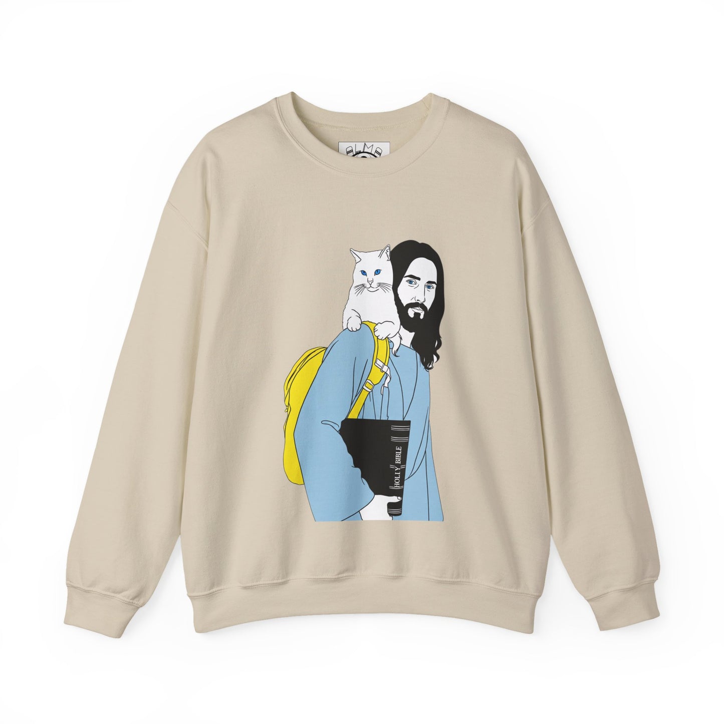 Jeus and cat Unisex Heavy Blend™ Crewneck Sweatshirt