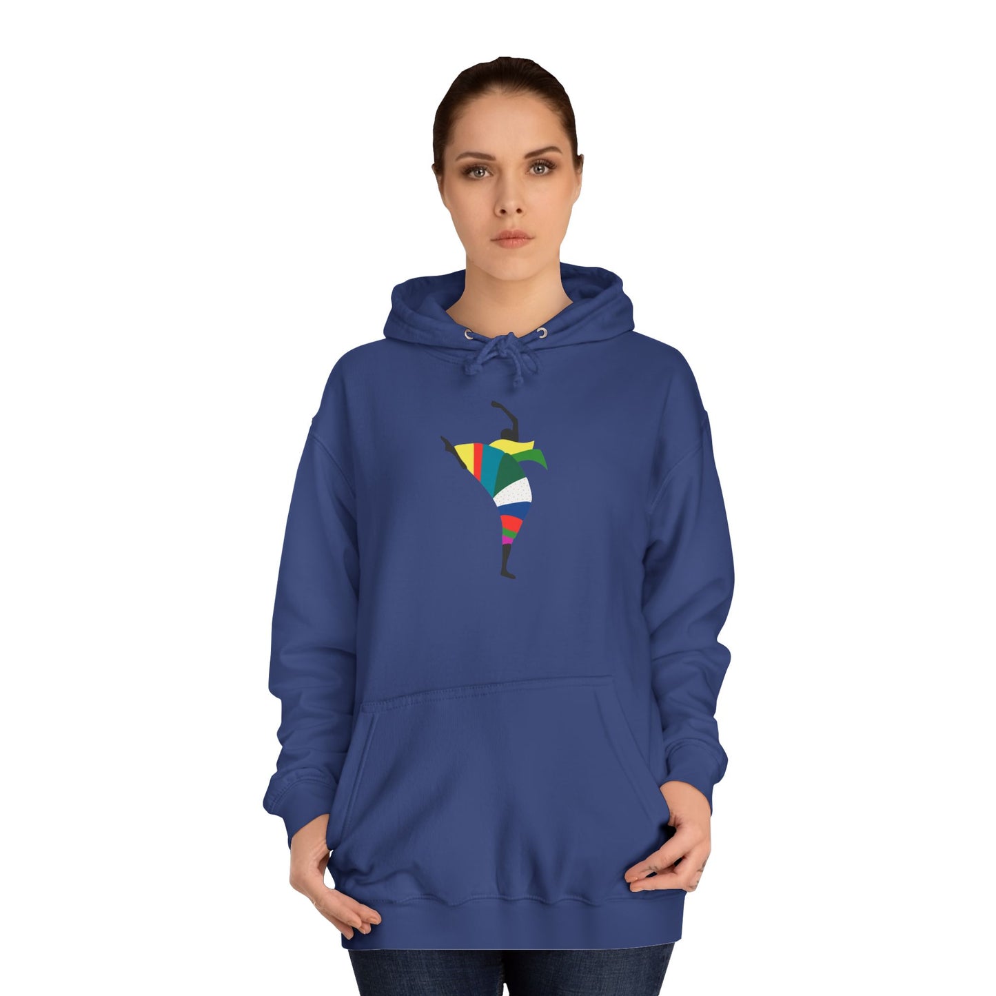 Colorful Dancer Unisex College Hoodie - Stylish Daily Wear