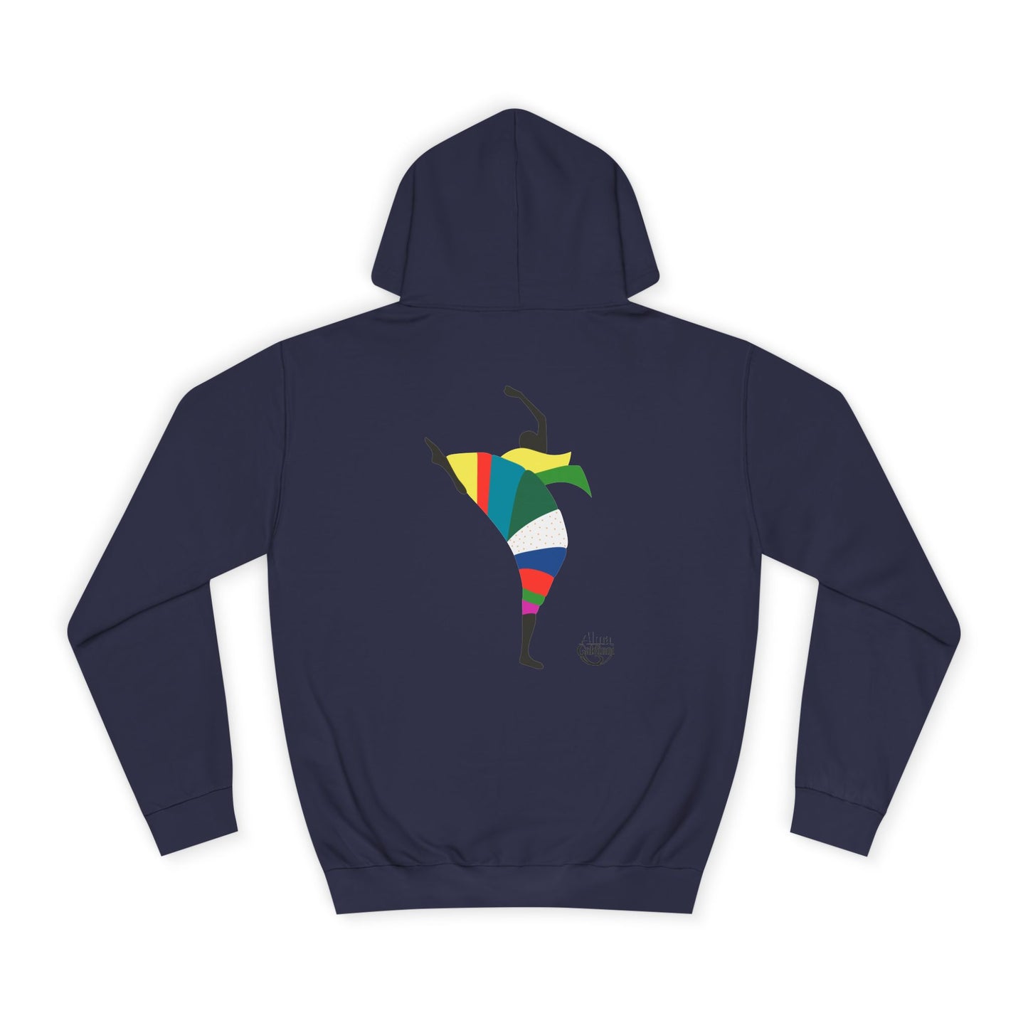 Colorful Dancer Unisex College Hoodie - Stylish Daily Wear