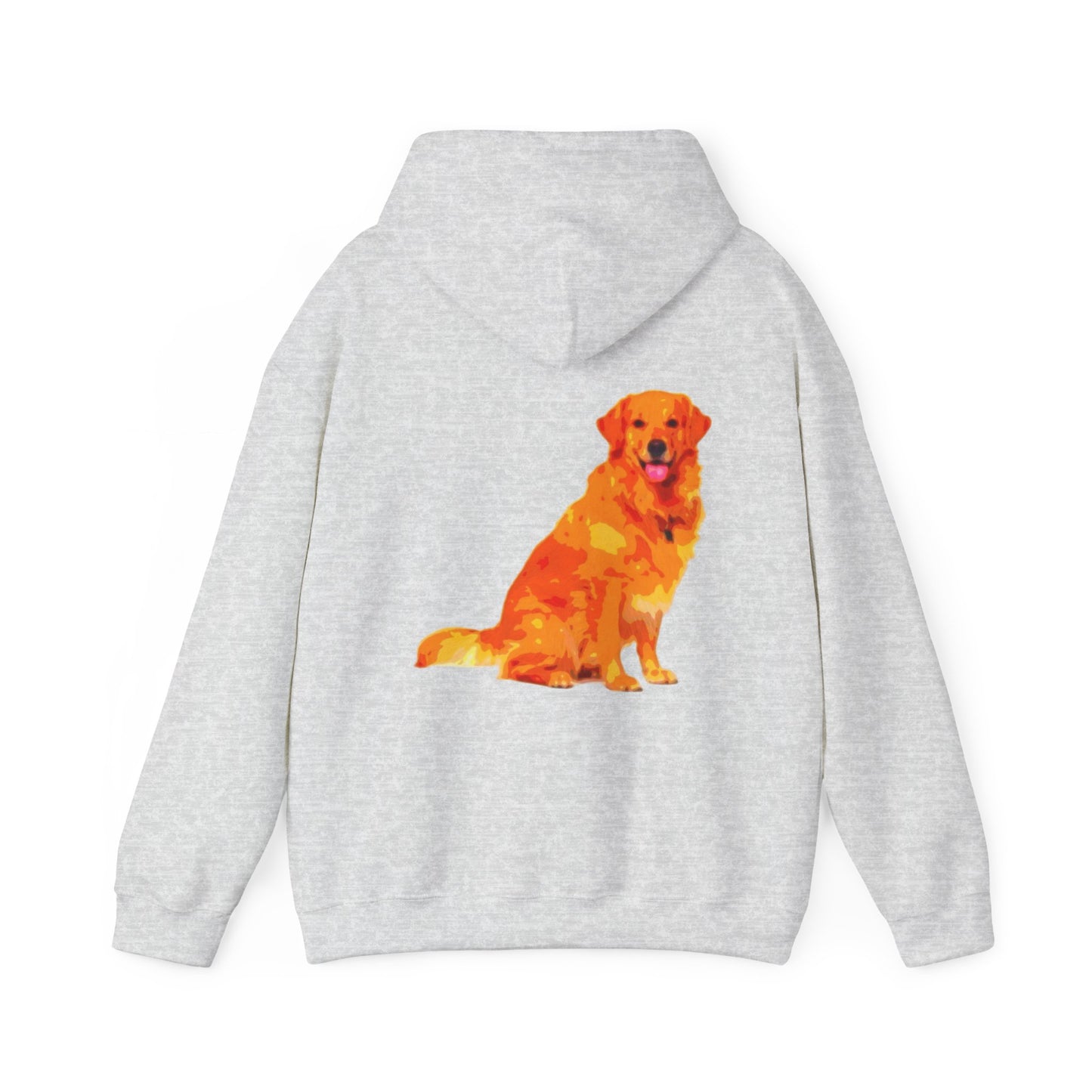 Vibrant Golden Retriever Hoodie, Pet Lover Gift, Cozy Sweatshirt, Animal Art Apparel, Dog Mom Outfit, Christmas Wear, Cute Canine Fashion