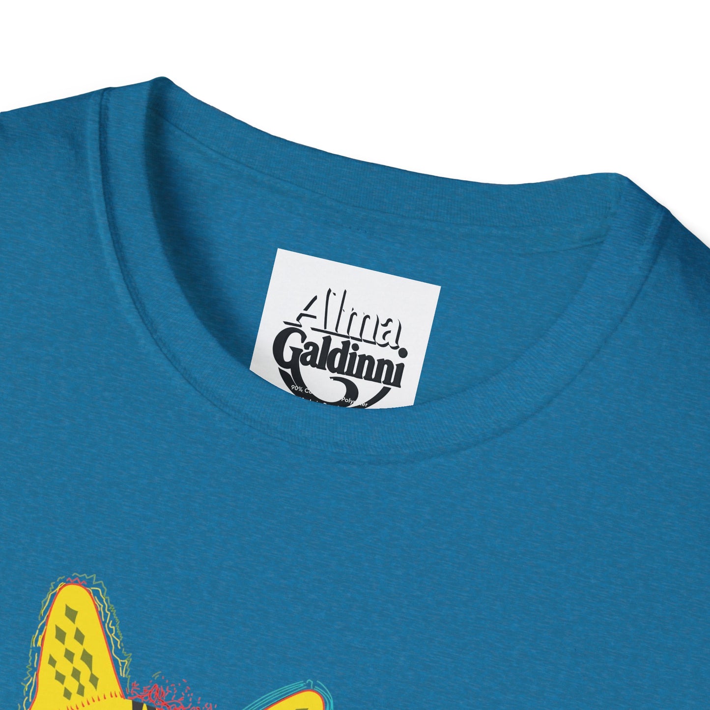 Yellow Cat Unisex Softstyle T-Shirt